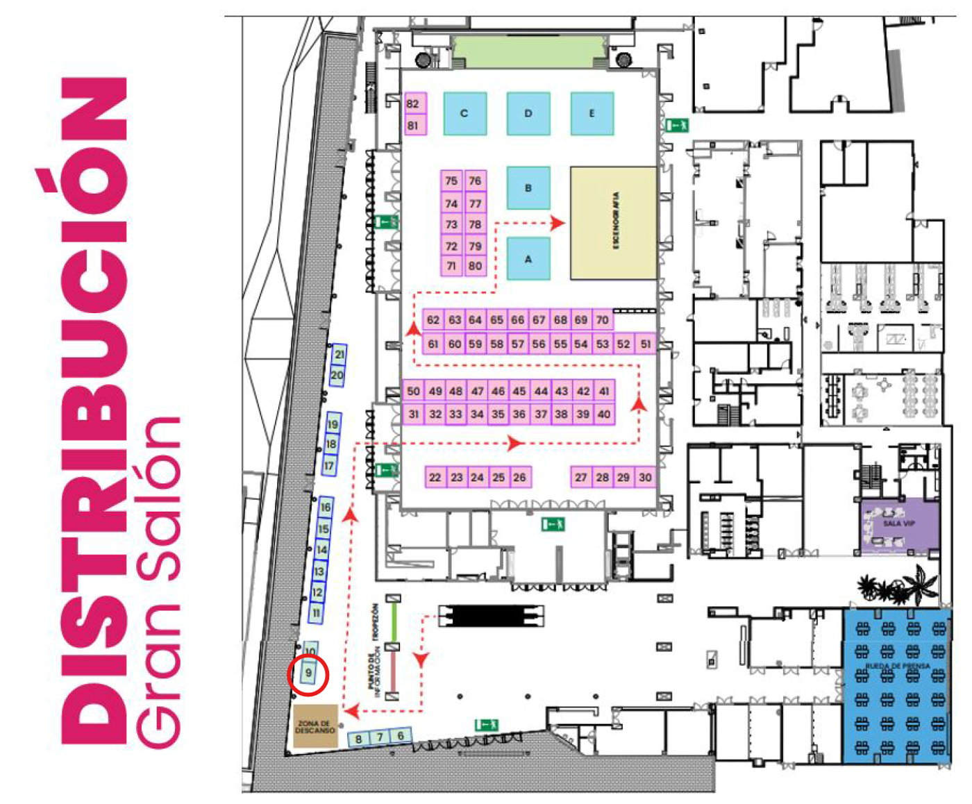 Encuéntranos en el stand N°09 (Gran Salón)