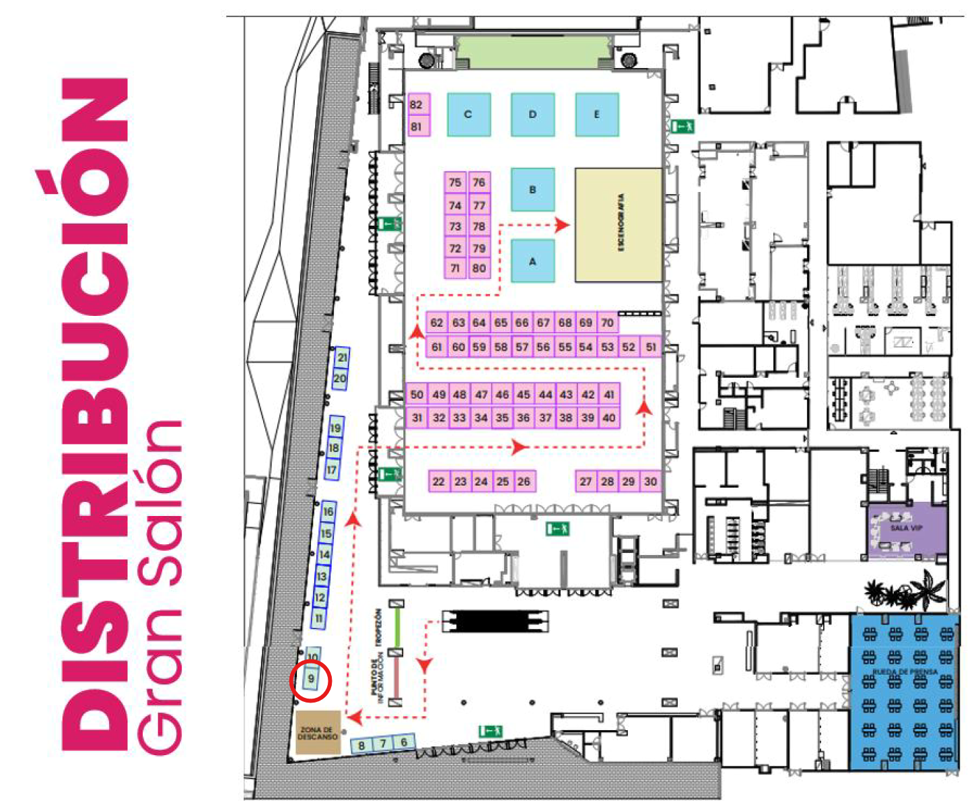 Encuéntranos en el stand N°09 (Gran Salón)