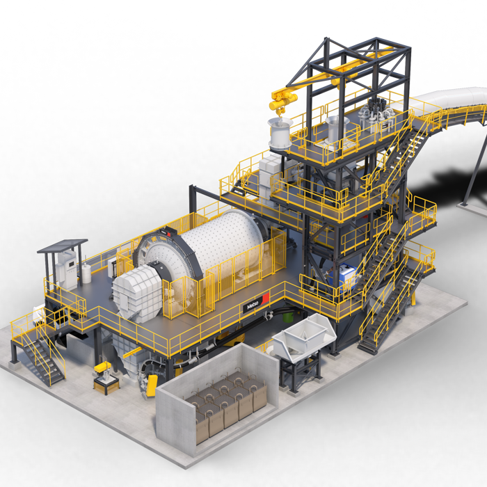  Horizontal mill system modules