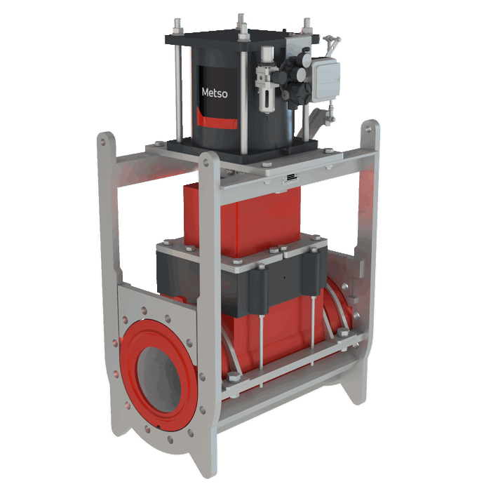 Ceramic chunk valve