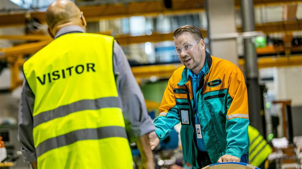 Na Metso, abordamos a segurança de maneira proativa, integrando-a em nossos processos diários e formas de trabalhar