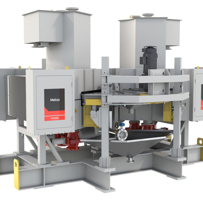 Applications for Metso HGMS magnetic separators.