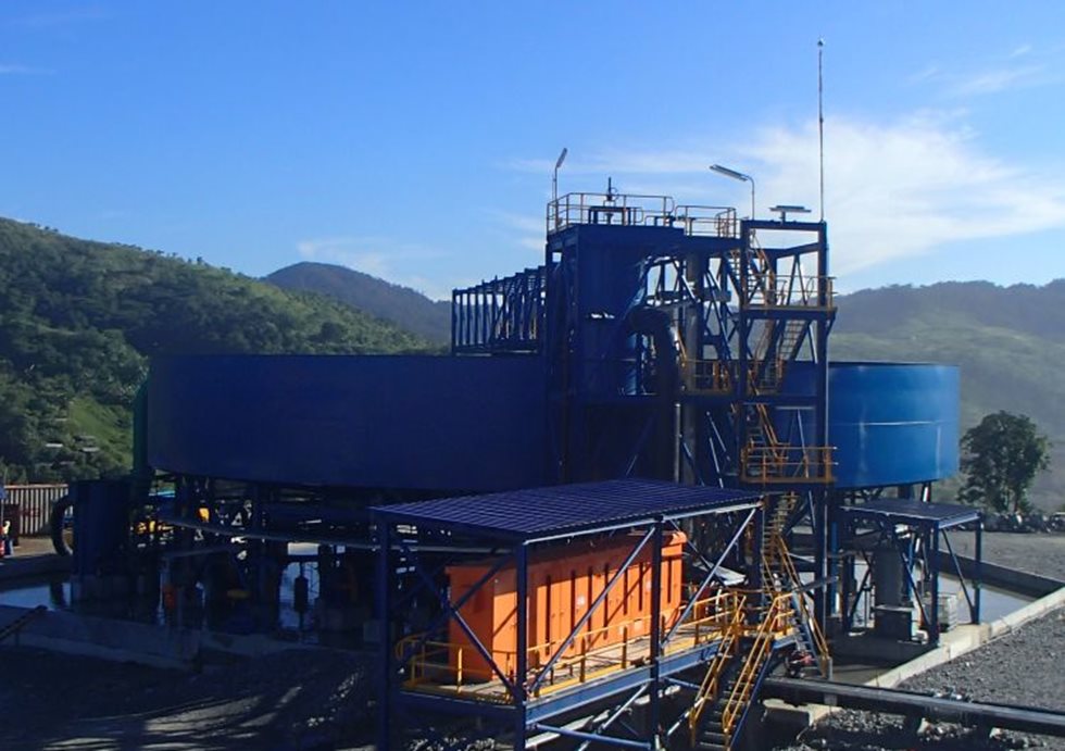 The water treatment plant at Didipio Mine.