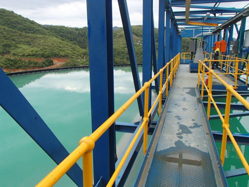 Clarifier bridge.