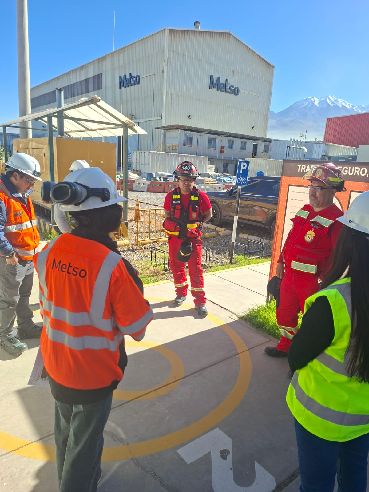 Capacitación a las brigadas internas de Metso para enfrentar escenarios críticos