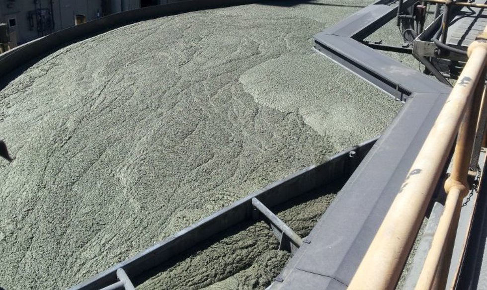 20m concentrate thickener before upgrade.
