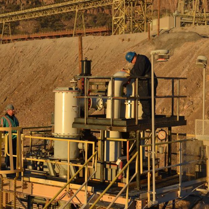 a pump on a site