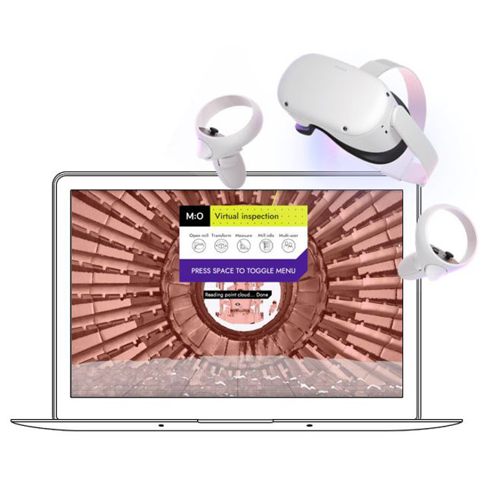 Experimenta las evaluaciones de revestimiento con la realidad virtual