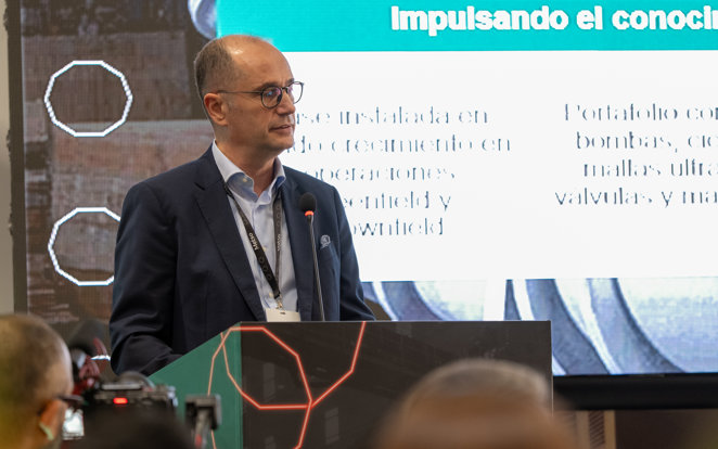 Evento sobre soluciones de bombeo, liderado por Saso Kitanoski, Presidente Global de Consumibles de Metso