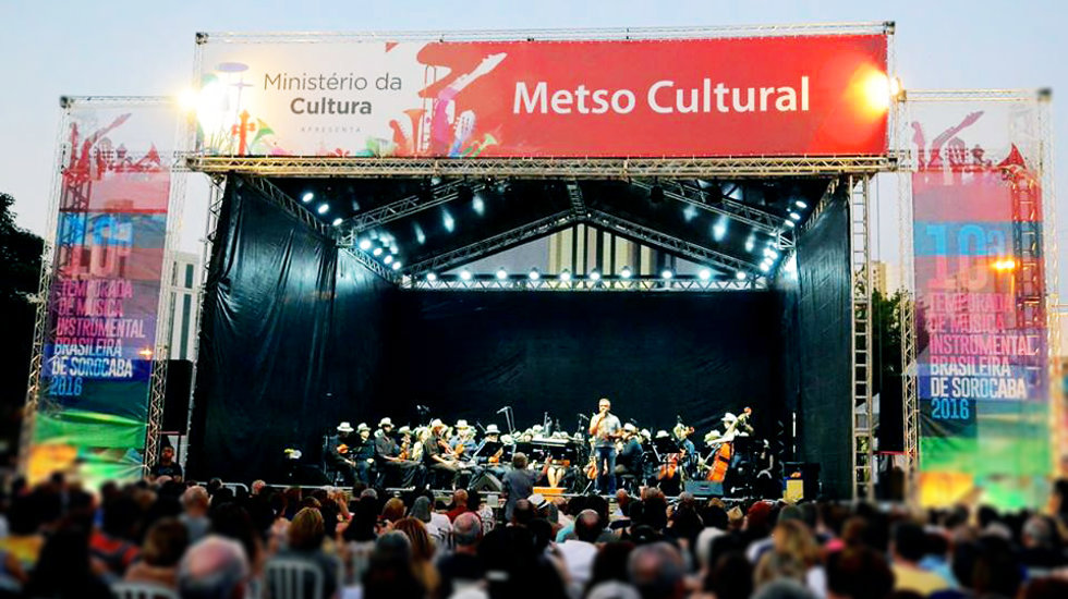 A Metso investe na qualidade da cultura brasileira trazendo à cidade de Sorocaba alguns dos principais artistas brasileiros da música, do teatro e da dança