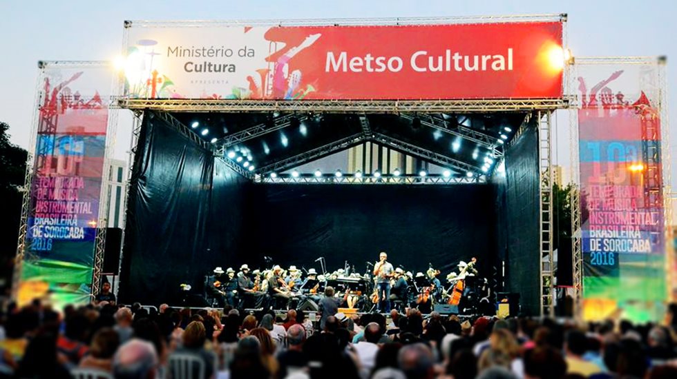 A Metso investe na qualidade da cultura brasileira trazendo à cidade de Sorocaba alguns dos principais artistas brasileiros da música, do teatro e da dança