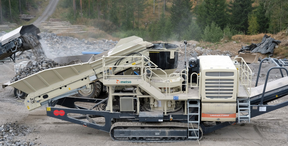 Metso's rental equipment at Sydänmaa farm