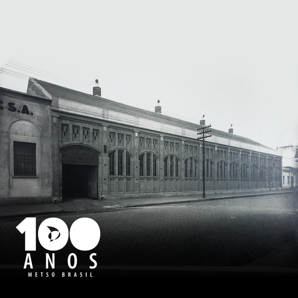Fotos dos primeiros registros da Metso Brasil.