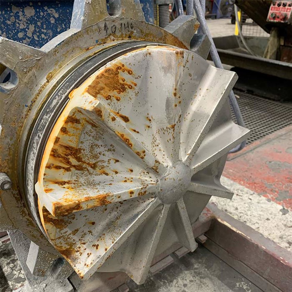 Détail de la pompe Metso Outotec Orion HM150