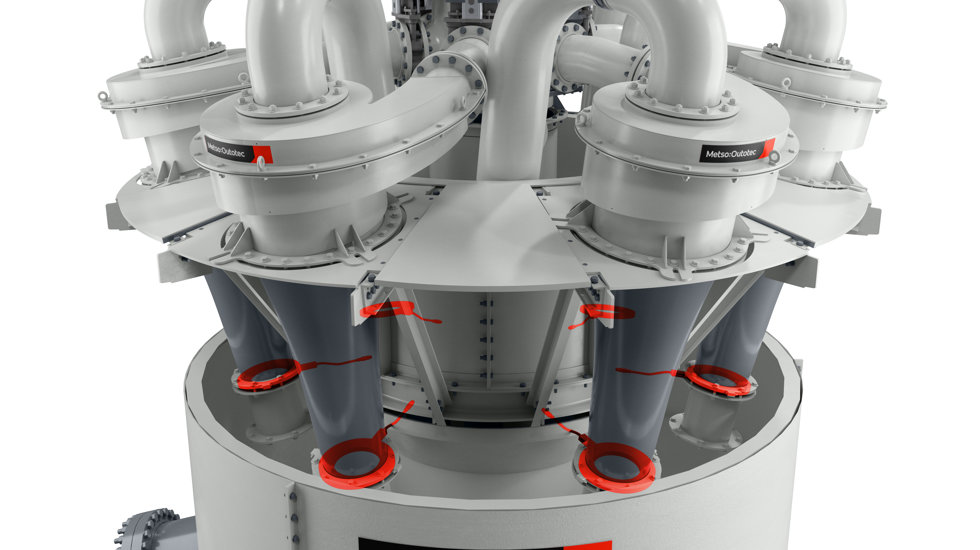 MHC™ hydrocyclone cluster with CycloneSense™ technology