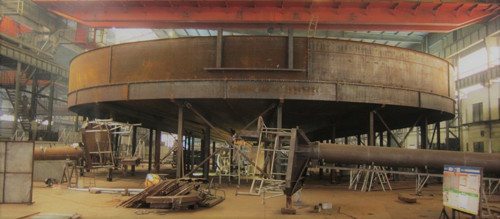 Trial assembly at Outotec workshop