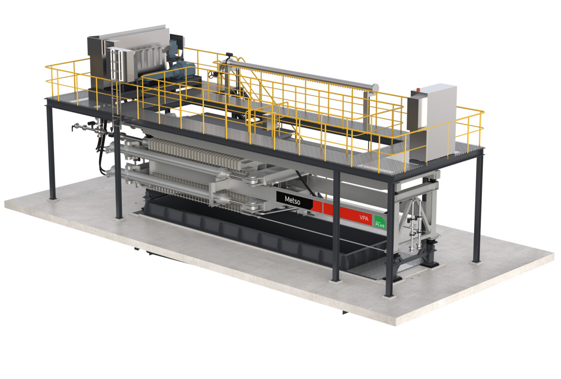 Metso VPA pressure filters have many useful features.