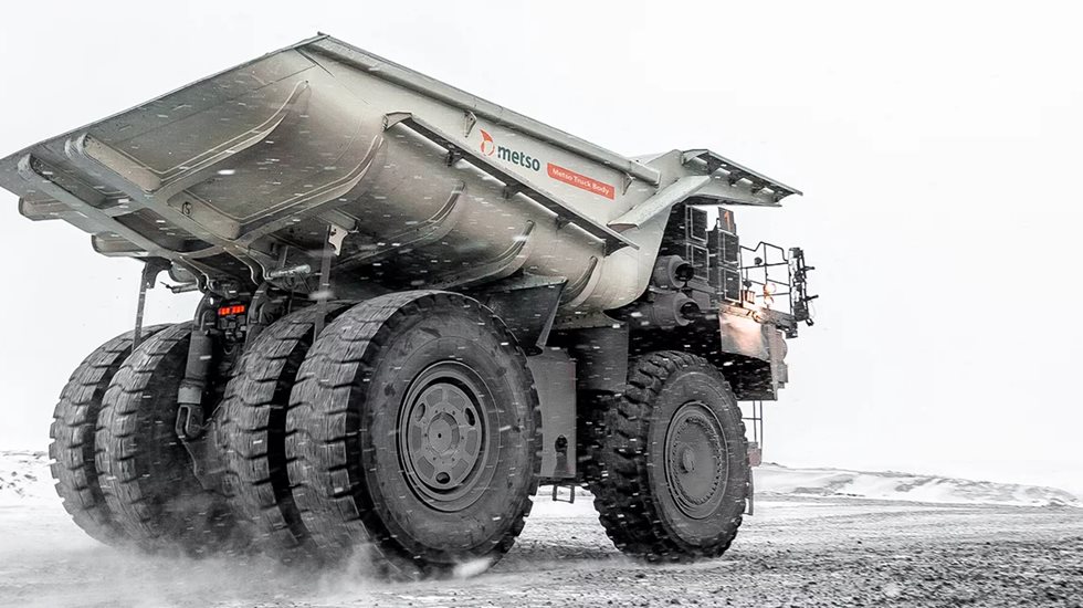 Caminhões fora de estrada Metso são os peso pesados da mineração