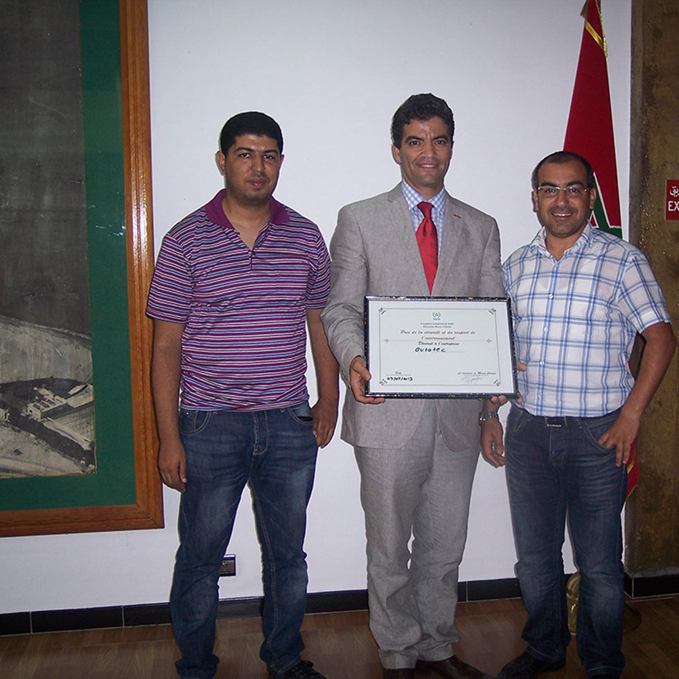 OCP honors Outotec with Safety and Respect for the Environment Award