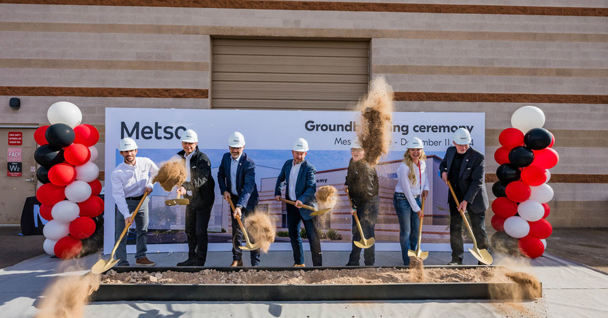 Metsonites break ground on major expansion project in Arizona, USA - Metso