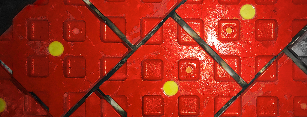 Xlok lining for crusher discharege vaults