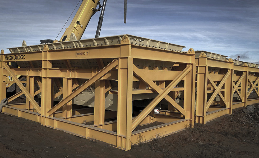 Rotable hoppers delivered to site ready for install