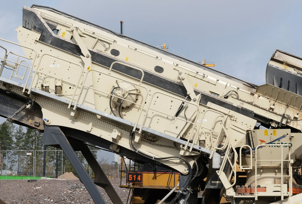 Metso crushing equipment at E. Hartikainen’s site