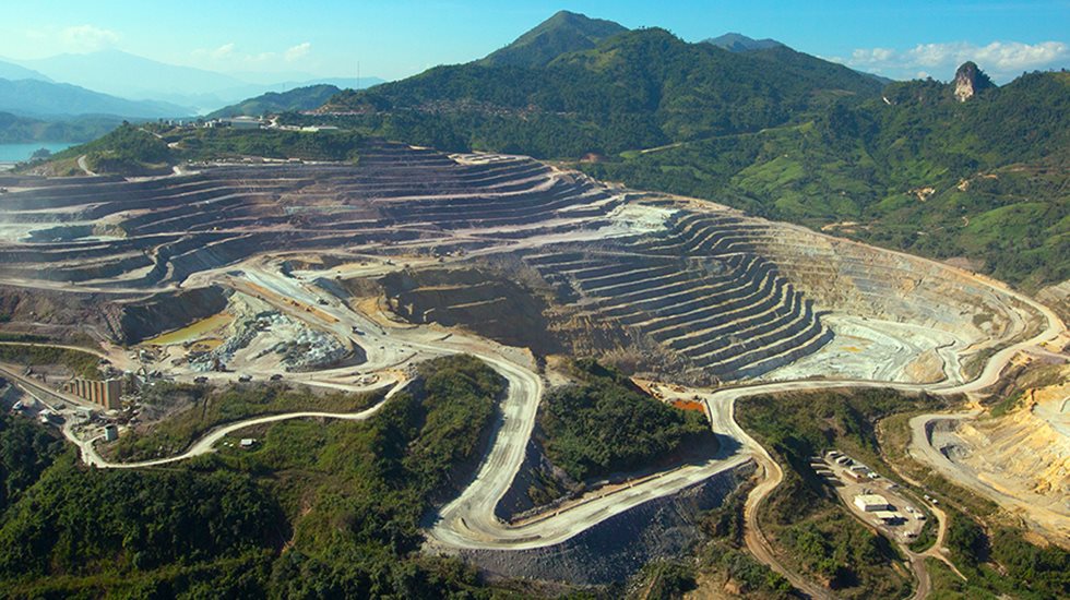 Panorama of Phu Kham copper gold mine