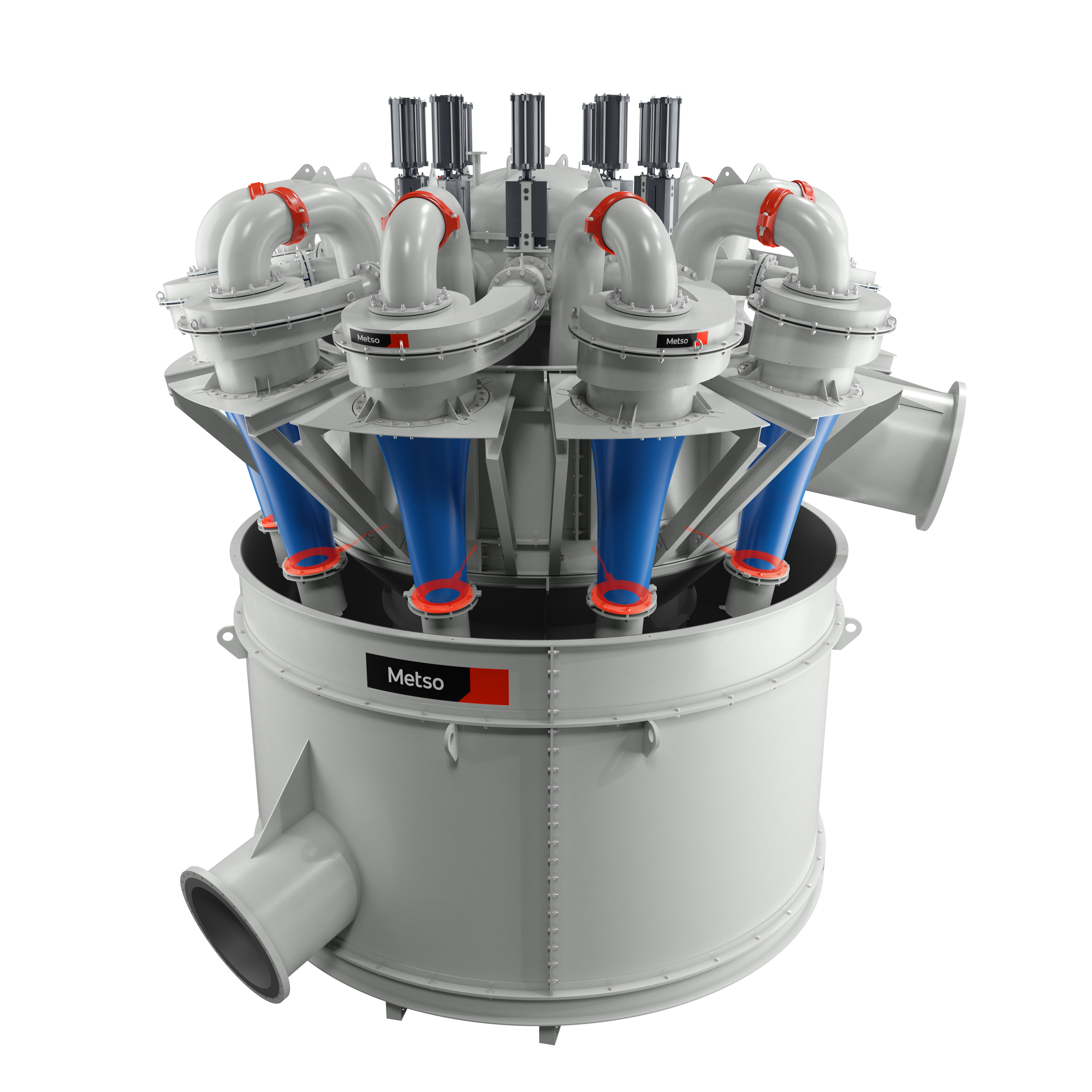 Hydrocyclone cluster with CycloneSense
