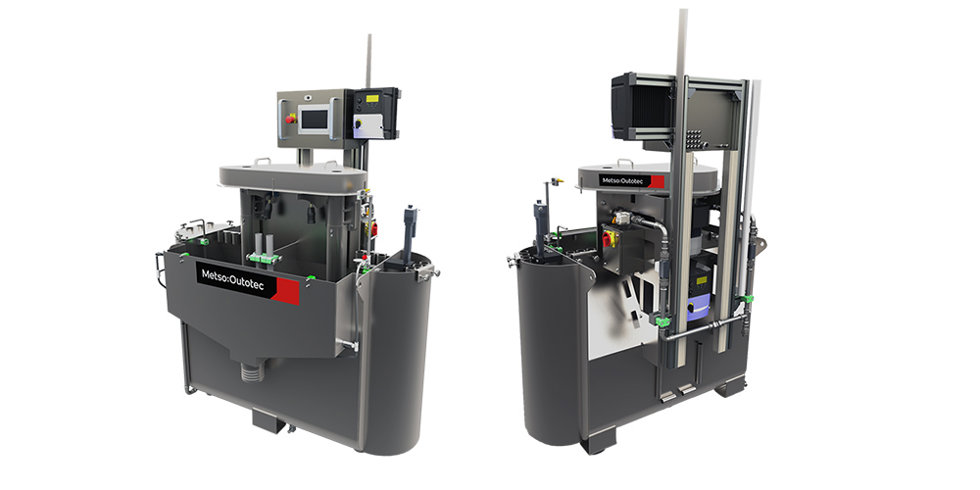 Metso Outotec Pilot Cells are having a high level of instrumentation and integrated user interface.