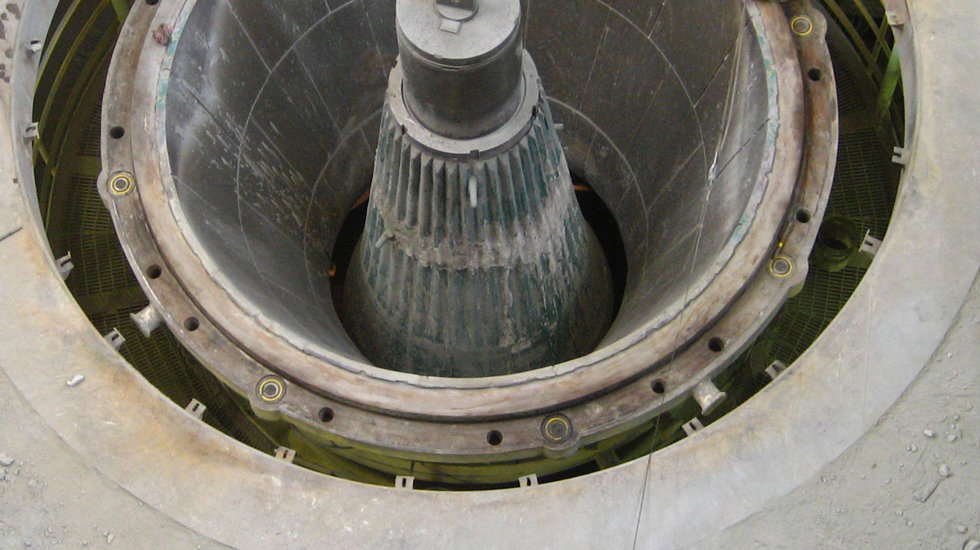 Гирационная дробилка Metso на руднике Los Bronces