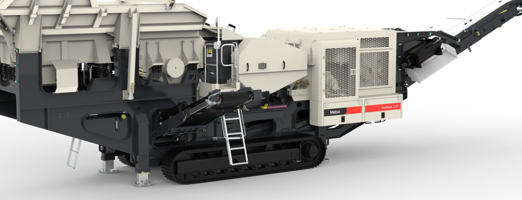 Nordtrack™ J127 mobile jaw crusher.