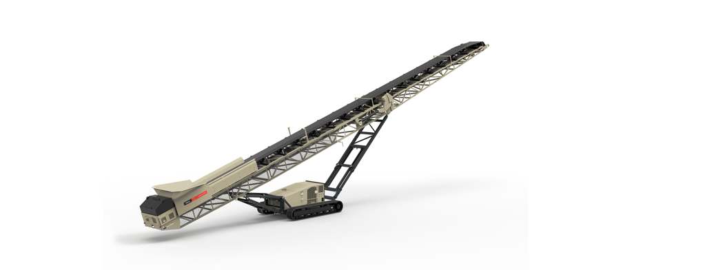 Mobile conveyors are ideal for flexible stacking and conveying duties.. 