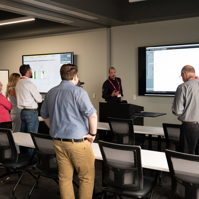 Metso's Mesa Training Center classroom