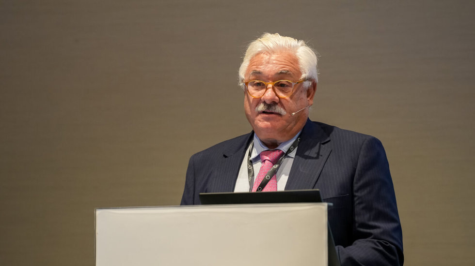 Miguel Palacios presenting