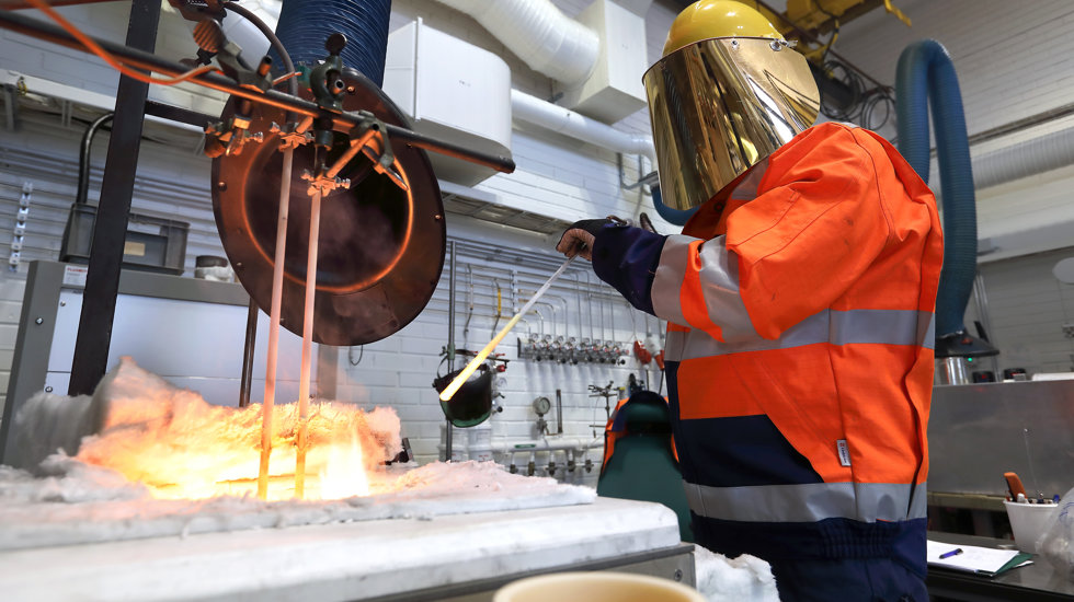 induction furnace pyrometallurgy
