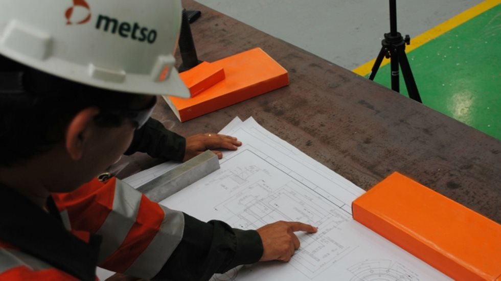 A Metso tem metas de sustentabilidade para suas próprias operações e dos seus fornecedores