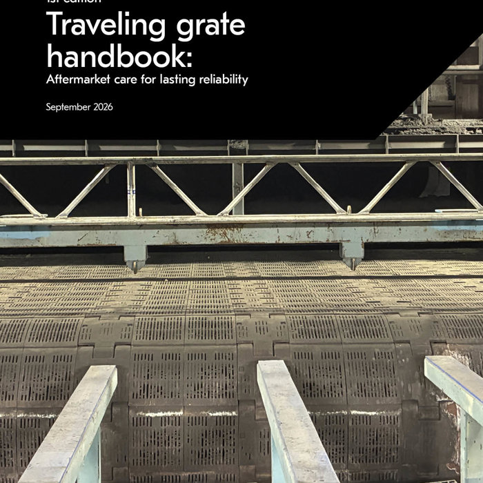 Metso traveling grate handbook front cover