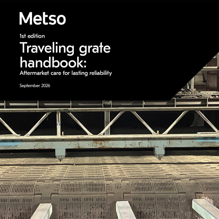 Metso traveling grate handbook front cover