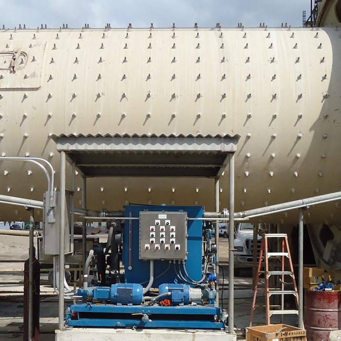 Sistema de lubrificação hidrostática da Metso para moinhos