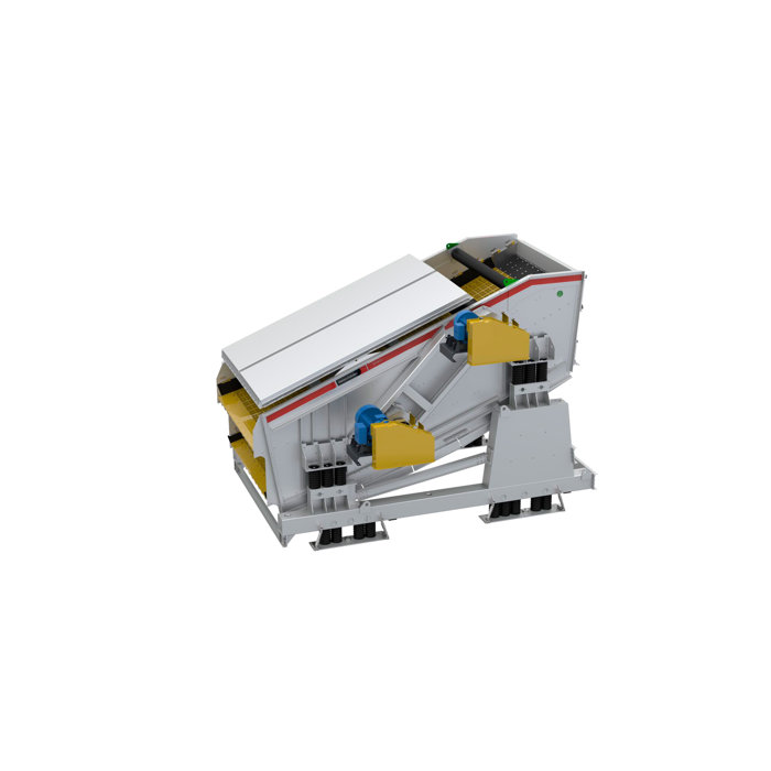 Optimized screening result in less water consumption and extended oil and exciter service life.