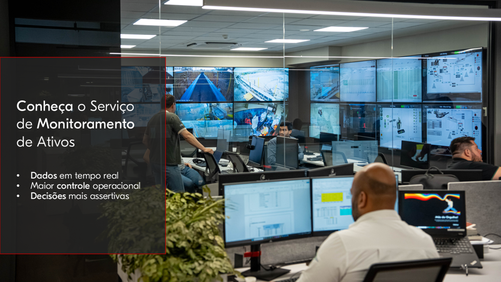 Sala de Monitoramento de Ativos em Sorocaba, SP