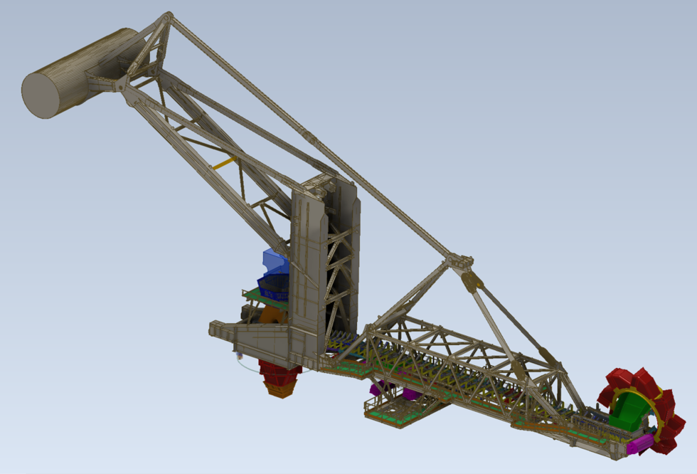 Picture of the 3D rebuilt reclaimer