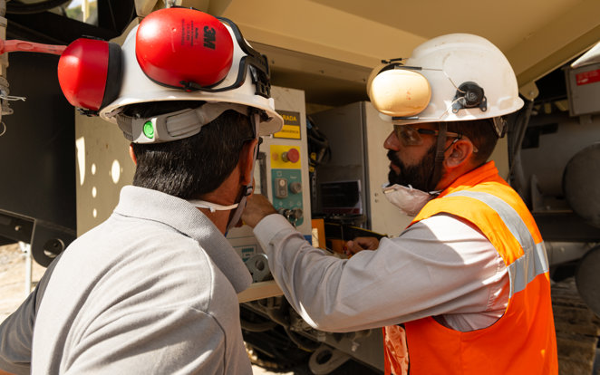 Treinamento dos operadores