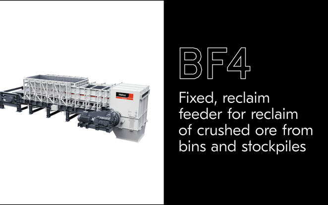 a tile that shows the individual Belt feeder 4 model, model number and use case