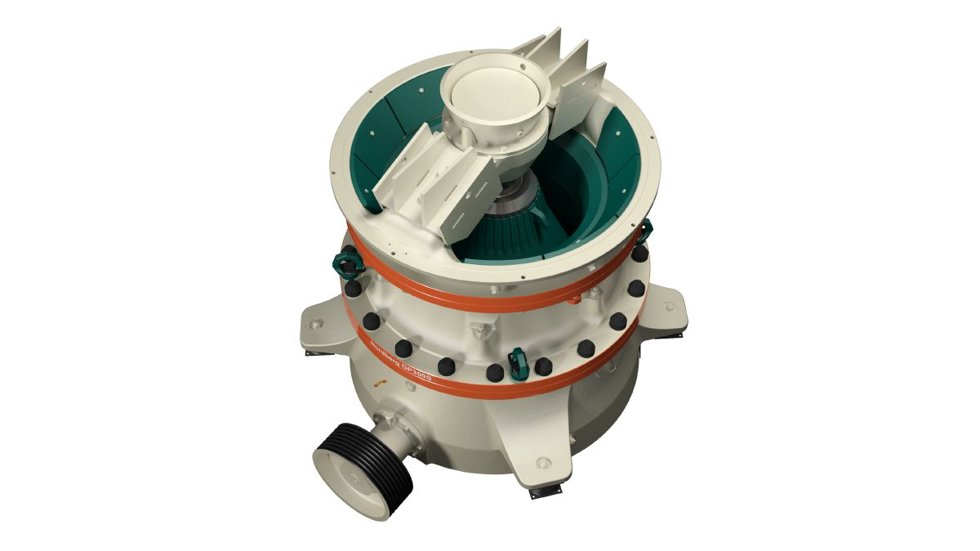 GP Secondary cone crusher's big feed opening