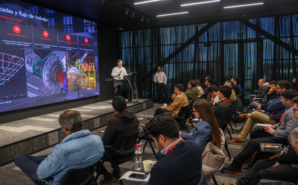 Presentación de Nicolás Lhormann, en el evento