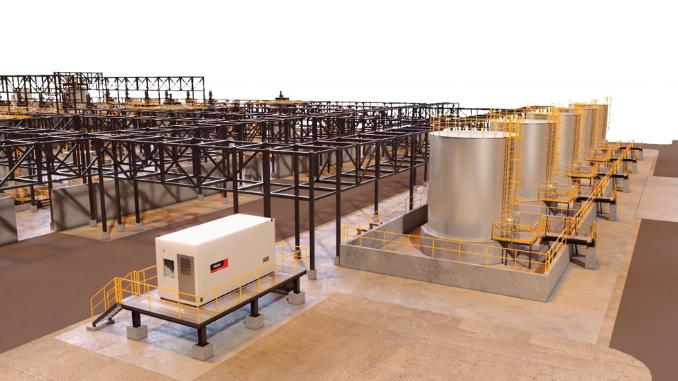 Metso pCAM plant with a Courier HX analyzer system