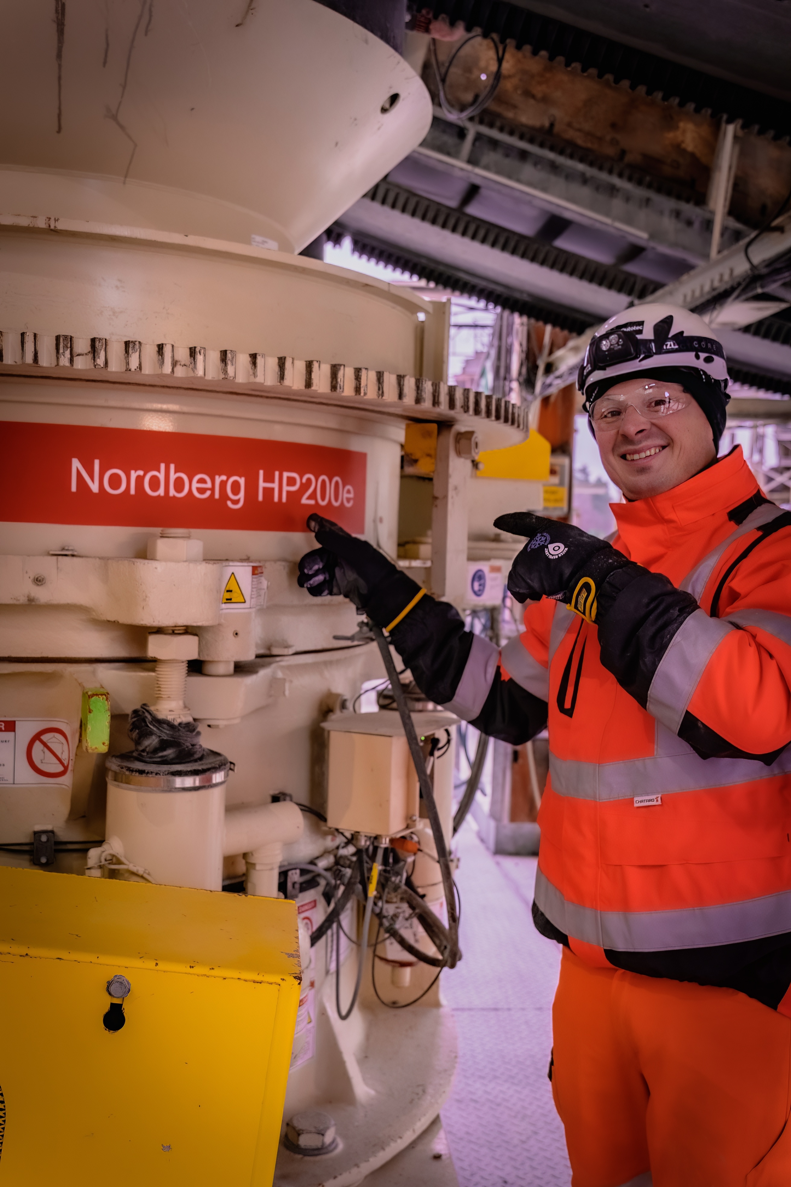 Metso expert with Nordberg
