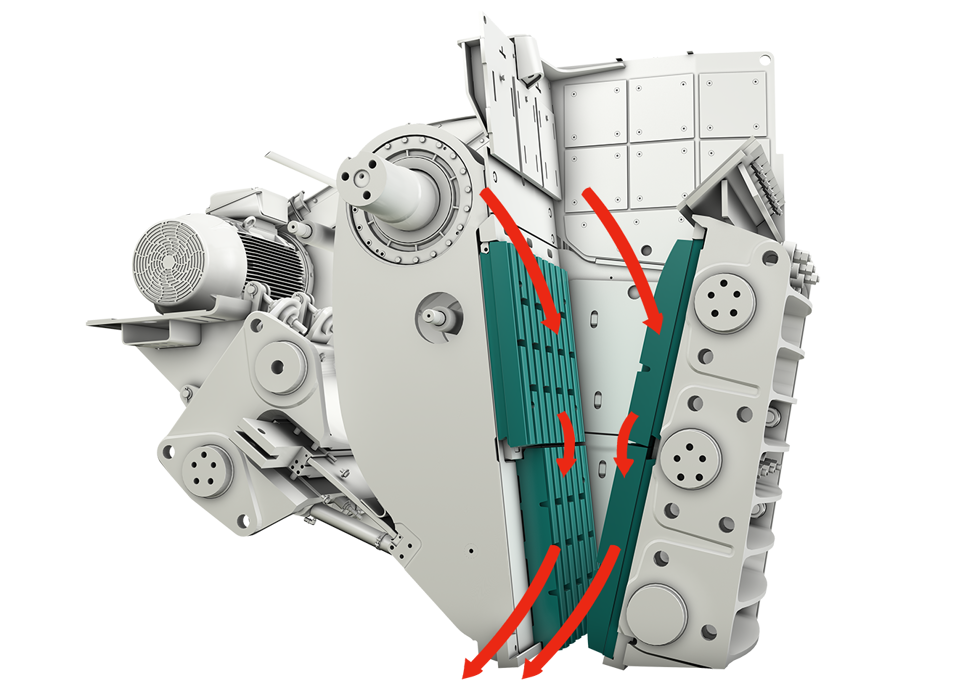 Two-piece jaw plate rotating instruction